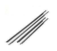 Tira Sellado Impermeable Para Toyota Para Yaris Para Sedan 2007-2016 4 Puertas Burlete Tiras Sellado Moldura Puerta Goma 68160-0D120 Uds Embellecedor Ventana