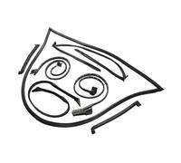 Tira Sellado Para Corvette Para C4 Para Coupé 1984 1985 1986 1987 1988 1989 Kit Completo De Burletes Sello De Burlete 8489GGW Junta Goma Puerta