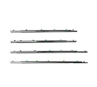 Tira sellado para ventana coche Compatible Con CRV 2012 2013 2014 2015 2016 4 Correas De Sellado Cromadas Para Molduras De Ventanas OEM 72950-T0G-A01