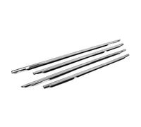 Tira Sellado Parabrisas Coche 4 Molduras De Ventana Para Toyota Para Land Para Cruiser LC80 FZJ80 (1990-1998) Burlete 75710-60021(Chrome)