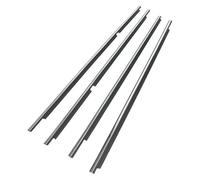 Tira Sellado Parabrisas Coche Para Toyota Para Land Para Cruiser LC200 Series Burlete 7572060070 4 Uds. Borde Goma Para Ventana Cromada/negra Sello Parachoques(Chrome)