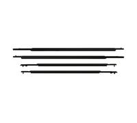 Tira Sellado Parabrisas Coche Para Toyota Para Prius 2010-2015 4 Unids/set Ventana Coche Burlete Exterior Puerta Lateral Correa Goma Vidrio Moldura Tira Sellado Sello Parachoques