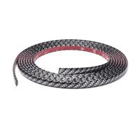 Tira Sellado Puerta Pegatinas de fibra de carbono para coche, protección de borde de ventana de coche, decoración de estilo de motocicleta/coche, antiarañazos Borde del coche(12mm wide-10M)