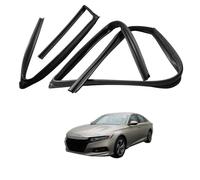 Tira Selladora para Ventanilla para Accord 2019-2023 OE: 72275/72235/72775/72735-TVE-H01, Impermeable Antipolvo Puerta Canal Guia Vidrio Burlete Goma para Coche,Full Set of Four Pieces