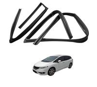 Tira Selladora para Ventanilla para Jade 2014-2018 OE: 72275/72235/72775/72735-T4N-H01, Impermeable Antipolvo Puerta Canal Guia Vidrio Burlete Goma para Coche,Full Set of Four Pieces