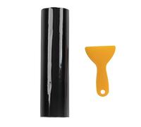 Tira Solar para Parabrisas de Coche, Pegatina Universal para Parabrisas con Raspador Visera para Ventana Delantera de PVC Negro para Automóviles, Camiones, RV, 140 x 20 cm