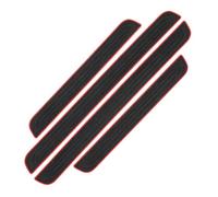 Tira Umbral Coche para Smart #3 (HY11 2023-2025 2026),Protector Umbral Puerta Coche,Autoadhesiva Tira Umbral Coche,Tiras Adhesivas Antideslizantes Y Antiarañazos,Negro,Black with Red Trim