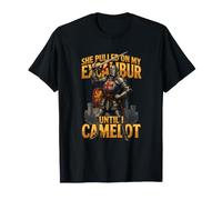 Tirado De Mi Excalibur Divertido Caballero Ofensivo Meme Camiseta
