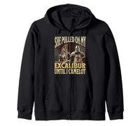 Tirado De Mi Excalibur Funny Offensive Knight Meme Bootleg Sudadera con Capucha