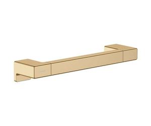 Tirador AddStoris de Hansgrohe: bronce cepillado, elegante y estable.
