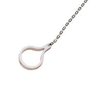 TIRADOR ANILLA DE WC PARA BAÑO (PACK 2 UNIDADES) (BLANCO)