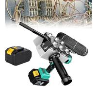 Tirador automático de cables para encordar, tirador eléctrico inalámbrico de cables para encordar, tirador de máquina roscadora eléctrica para pasar por la pared,1xBattery