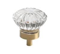 Tirador Cristal Diamante, 2 piezas de manijas y perillas for cajones de muebles, perillas for gabinetes, manijas for puertas de armarios, manijas for cajones de armarios hechas a mano en color champán