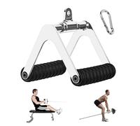 Tirador de cable de remo, asa de remo para máquina de remo, fitness, tríceps, entrenamiento de fuerza, accesorios para ejercicios de remo, para ejercicios de remo, tirar, tirar hacia abajo