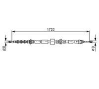 Tirador de cable, freno de estacionamiento Bosch 1 987 477 733 para OE 1117106