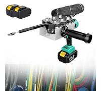 Tirador de cables automático, máquina de enhebrado de pared para electricistas de comunicaciones, tirador de cables automático para electricistas,2xBattery