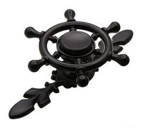 Tirador de cajón de aleación de zinc con parte superior giratoria para puerta de armario, accesorios de muebles de instalación de un solo agujero adecuado para el hogar y la oficina (E)