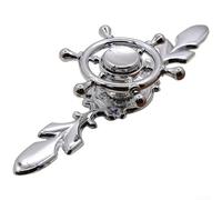 Tirador de cajón de aleación de zinc con parte superior giratoria para puerta de armario, muebles de instalación de un solo agujero adecuado para el hogar y la oficina (H)