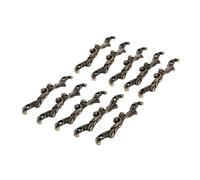 Tirador De CajóN Mini Manijas De Bronce Antiguo, Caja De Regalo De Joyería, Tiradores De Armario, Perillas De Cajón Decorativas De Aleación De 45mm/75mm Con Tornillos, 10 Uds. AplicacióN MáS Amplia(S)