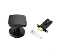 Tirador de cerradura de puerta latente de un solo lado con sistema de bloqueo oculto hecho de aleación de zinc, adecuado para instalaciones de puertas de baño y dormitorio