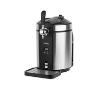 Máquina llenadora de cerveza H.Koenig BW1880, compatible con barriles universales presurizados/no presurizados de 5L, acero inoxidable, profesional, refrigeración integrada de 2 a 12 °C, pantalla LED