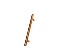 Tirador de cobre antiguo para armario de cocina, 128 mm, centro de orificio, paquete de 10 tiradores de barra en T para cajones