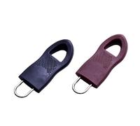Tirador de Cremallera Desmontable 10pcs Detachable Pull Tab Zipper Head Accessories Luggage Schoolbag Coat Alloy Rubber Jeans Replacement(Mixed color,20pcs,L)