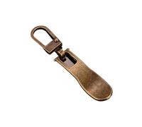 Tirador de Cremallera Desmontable Detachable Zipper Puller Replacement Tab Zippers Head Sliders Repair Kit For Suitcases Bags Clothing DIY Sewing Craft(Black Nickel)