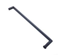 Tirador de ducha de acero inoxidable 304 acabado negro para tabiques de baño y puertas correderas con espaciado de 275 mm, 400 mm, 440 mm