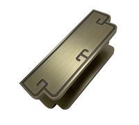 Tirador de latón Antiguo para Puerta corredera de Granero - Puertas Principales Interiores y Exteriores (Rojo 20 x 10 cm / 7,9" x 3,9")