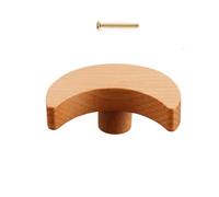 Tirador de madera para habitación de niños, muebles para armarios y cajones, pomos de puerta de cocina, armarios, tiradores de madera encantadora