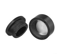 Tirador de puerta corrediza de aleación de aluminio para armario de cocina, armario y cajón, perilla moderna sin taladro, compatible con puertas de cristal, apto para inquilinos (negro, 26 mm)