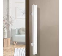 Tirador de Puerta corrediza para Granero, Moderna manija para Puerta Comercial, manija de Barra de Empuje Rectangular de Forma Plana, herrajes para Entrada de Pasillo, ju