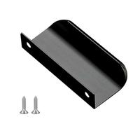 Tirador de puerta de aleación de aluminio Sure Here's a Product Title for Listing Rustproof Polished Surface Round Edge Finger Pull Cabinet Hidden Cabinet Black 20cm