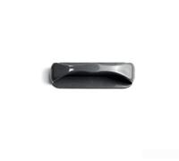 Tirador de puerta de cristal, refrigerador, negro, resistente, plástico (A) | Se adapta perfectamente a agujeros de 100 mm, ideal para pequeños frigoríficos comerciales, diseño de plástico negro
