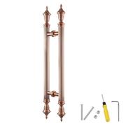 Tirador de puerta de doble cara para puertas de cristal, herrajes duraderos, ideales para ducha, hogar, oficina y puertas correderas comerciales