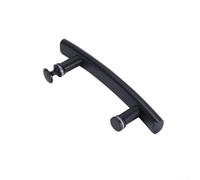 Tirador de puerta de ducha de acero inoxidable para mamparas de ducha con distancia entre agujeros de 145 mm, acabado cromado, perilla de repuesto para puertas de cristal