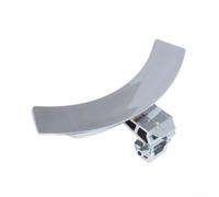 Tirador de puerta de lavadora para Electrolux EWP10742, pieza de repuesto de metal, color plateado y blanco, resistente para asa, fácil montaje, accesorios (plata)