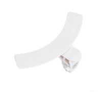 Tirador de puerta de lavadora para Electrolux EWP10742 pieza de repuesto metal plateado blanco robusto para tirador de fácil montaje accesorios (blanco)