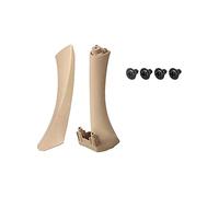 Tirador de Puerta del Coche para BMW E90 E91 316 318 320 325 328 330 335, Manijas de la puerta interior del automóvil para BMW 3 Series 2004-2012 (Amarillo, E90 Izquierdo)