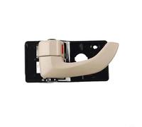 Tirador de puerta interior delantera izquierda y derecha beige gris para Hyundai Tucson 2005-2009, pieza de repuesto de plástico ABS con OEM 82610-2E000 82620-2E000, mango robusto para reparación