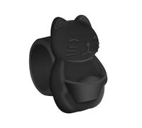 Tirador de puerta protector de pared - Pomo de puerta de silicona | Lindos felices - Diseño de elefante - Placa de cojín reutilizable, cojín de prevención de daños en la pared, funda protectora