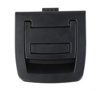 Tirador de tapa de maletero para BMW X5 E70 E71 X6 2006-2013, palanca de portón trasero con ojo de cerradura, plástico ABS negro beige, pieza de repuesto 51479120283, 135 x 125 mm (A Black)