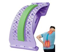 Tirador de trasero ajustable 3 niveles | Tablero de tracción trasera | Corrector de masaje lumbar antideslizante para ejercicios de sueño en casa Yoga Fitness entrenamiento cuerpo