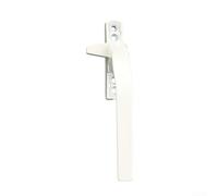 Tirador de ventana con cerradura, manija de ventana de aleación de aluminio para casa plana externa, mecanismo giratorio seguro para mano izquierda o derecha (derecha)