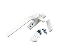 Tirador De Ventana Manija plana exterior de aleación aluminio for ventana, universal, 7 mm ancho, mano izquierda y derecha, accesorios ventanas, herrajes construcción(Left)