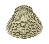 Tirador del gabinete de la forma de la cáscara, manija de los muebles de la aleación del cinc con la construcción y la resistencia para la decoración