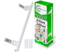 Tirador Frigorifico y Congelador 310x113x25mm 7432602 7430670 para Liebherr | Kit Incluye 2 Tapones - Garantía de 10 Años - ONIX TECH