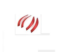 Tirador Interior Cocha Para 3 4 Series Para 3GT Para F34 Para F36 Para F30 2013-2018 4 Uds Manijas Puerta Interior Coche Cubierta Embellecedora Manija Interior(Red)