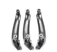 Tirador Interior Cocha Para X3 Para X4 Para F25 Para F26 2010-2016 LHD RHD Manija Puerta Interior Delantera Izquierda Coche Panel Manija Cubierta Embellecedora(RHD 3PCS SET Carbon)